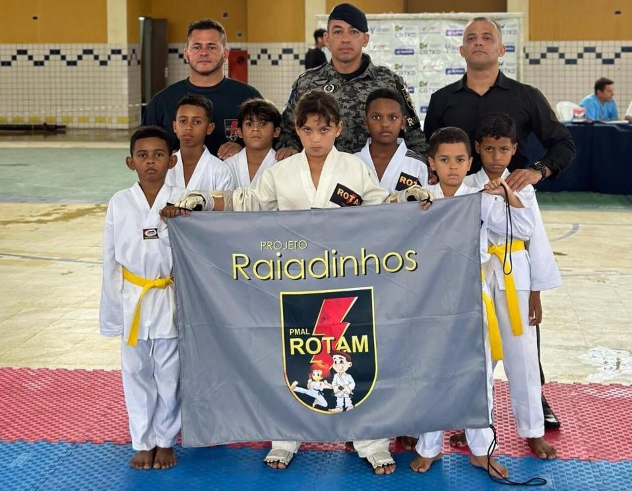Crianças do Projeto Raiadinhos conquistam 7 medalhas no Campeonato Alagoano de Taekwondo