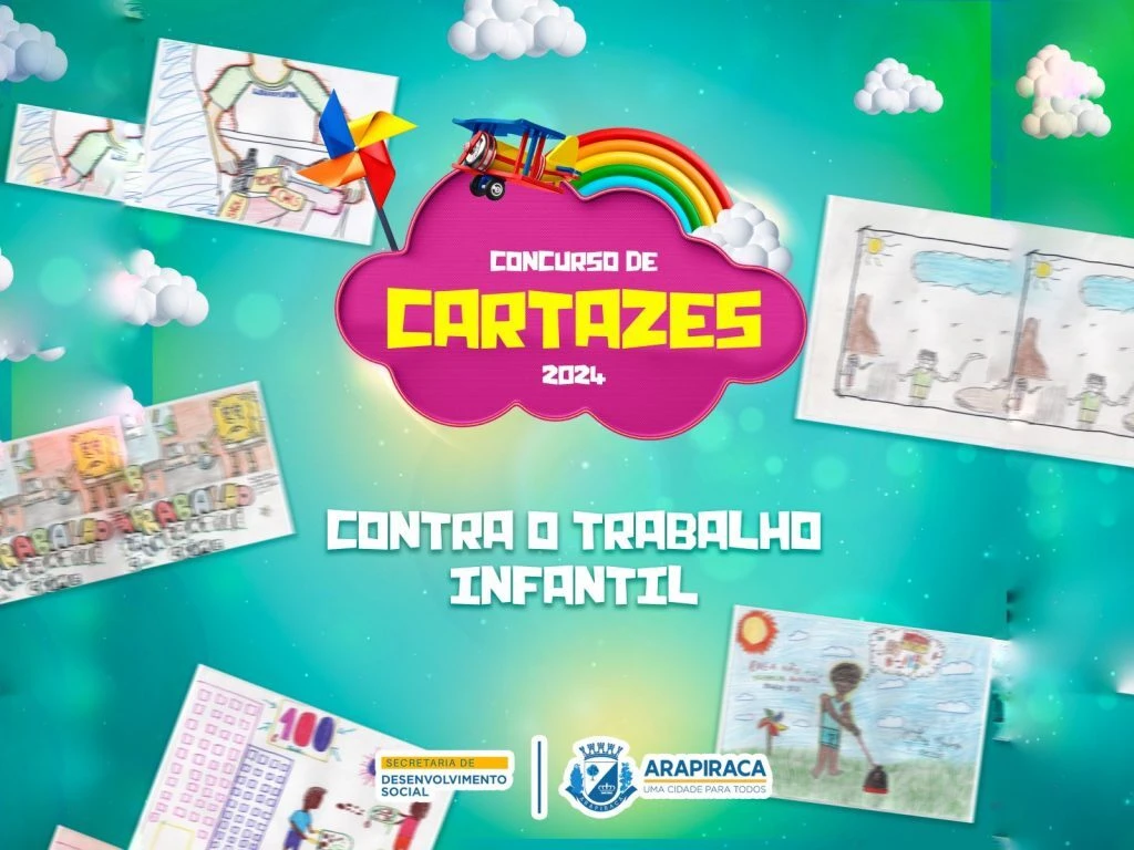 Arapiraca: Prefeitura lança 2º Concurso de Cartazes em Combate aos Abusos e Exploração Infanto-Juvenil