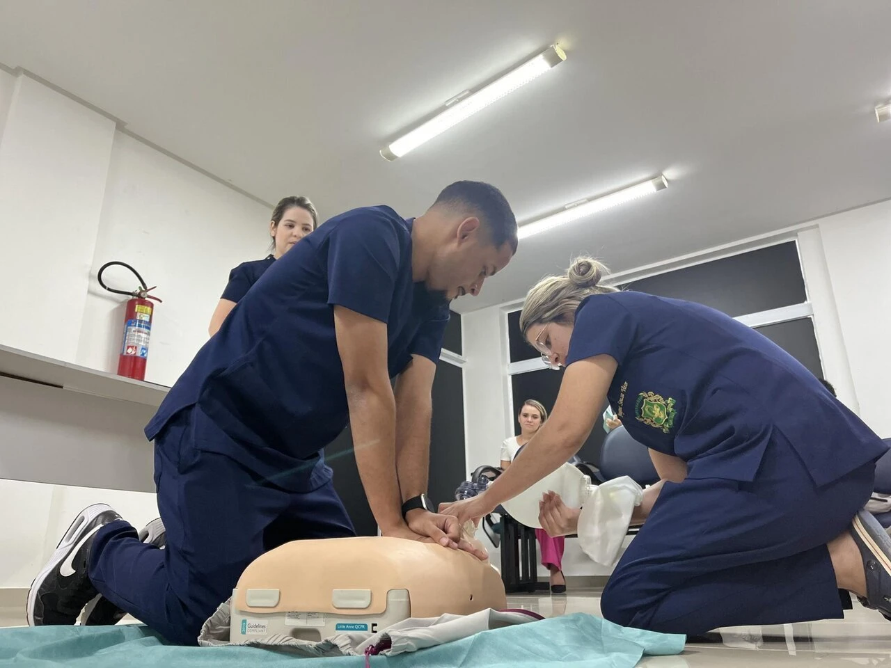 Equipe de Enfermagem do HGE recebe capacitação em reanimação cardiopulmonar