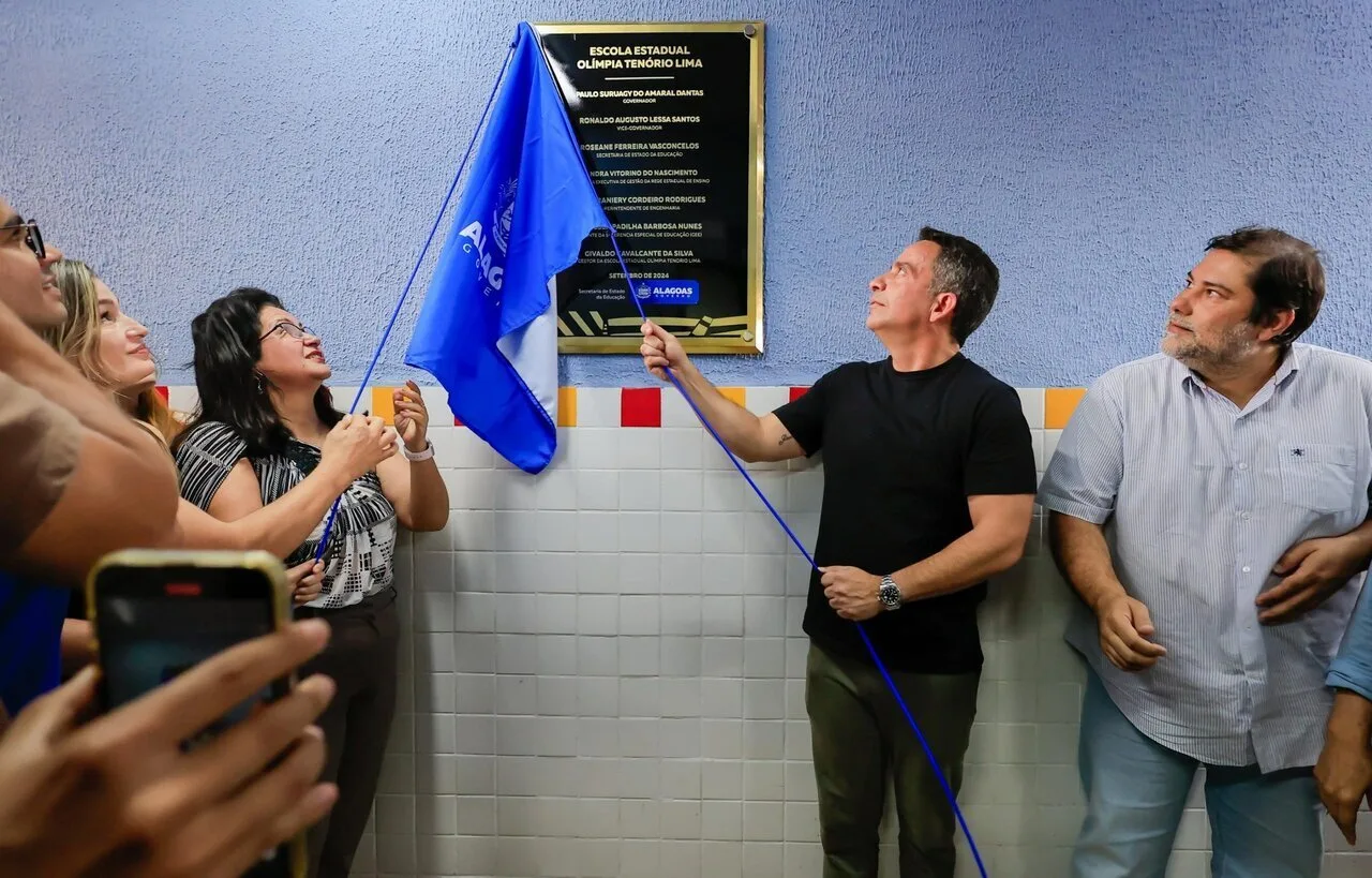 Governador Paulo Dantas inaugura revitalização de escola estadual em Girau do Ponciano