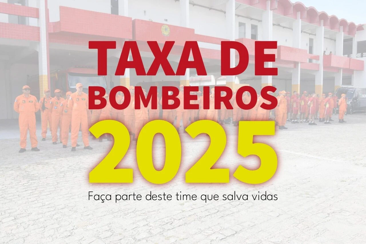 Primeira remessa de boletos físicos da Taxa de Bombeiros vence no próximo dia 30