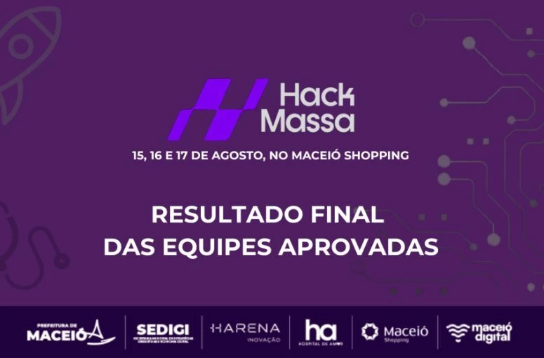 Hack Massa: confira a lista de aprovados para a maratona de inovação da Prefeitura de Maceió
