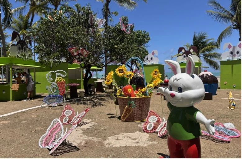 Vila Vestir Massayó com decoração de Páscoa será aberta nesta sexta-feira